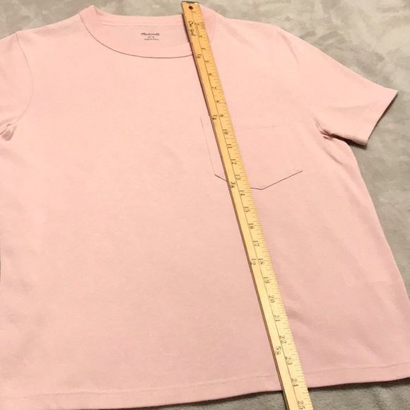 Madewell Tomboy Pocket Tee in Dusty Pink - Picture 9 of 11